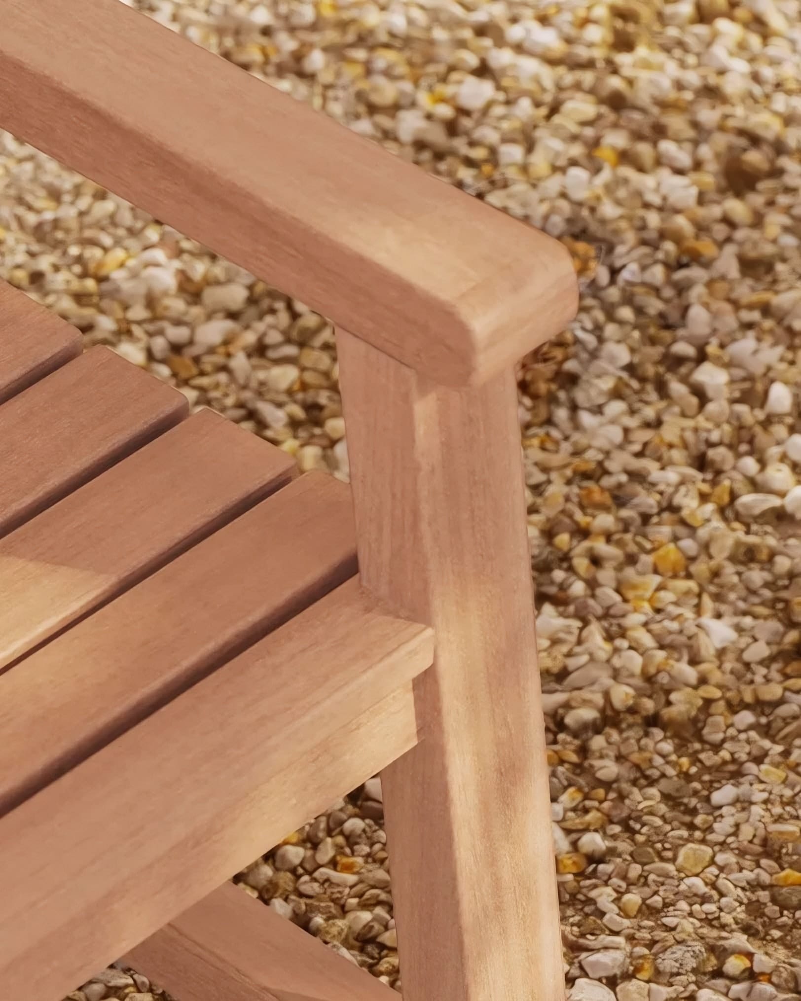 Accoudoir en bois massif sorti d'atelier