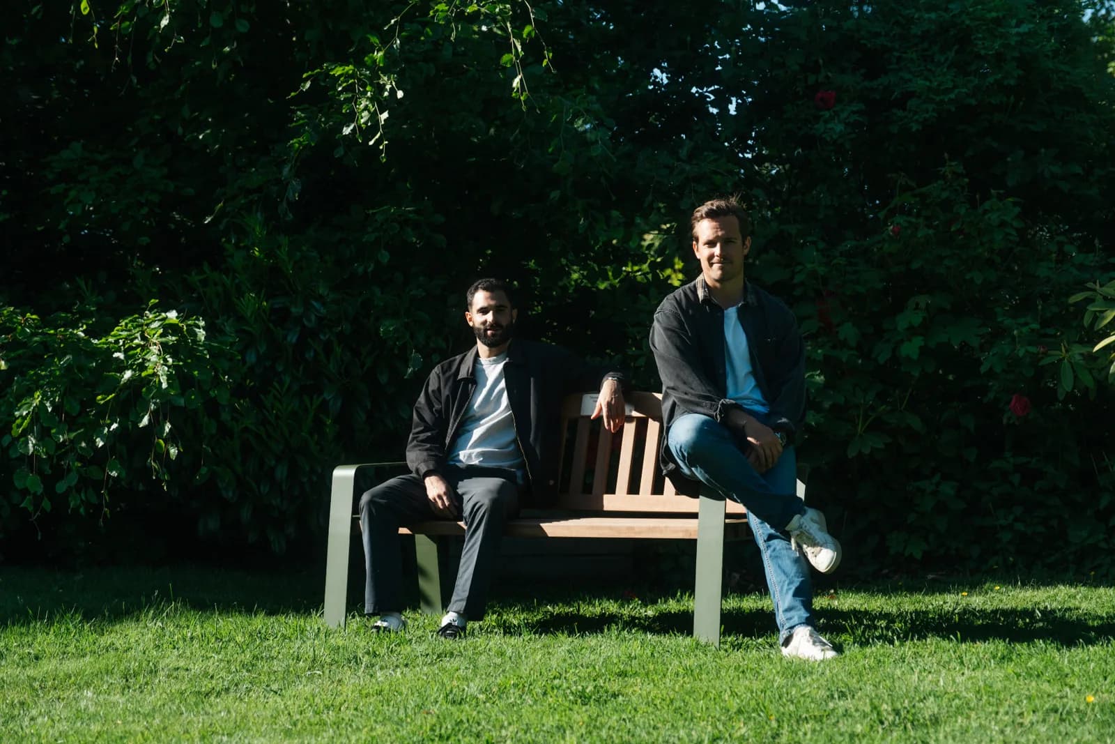 Lancelot Goron et Warren Coopman, fondateurs de Sit in Peace