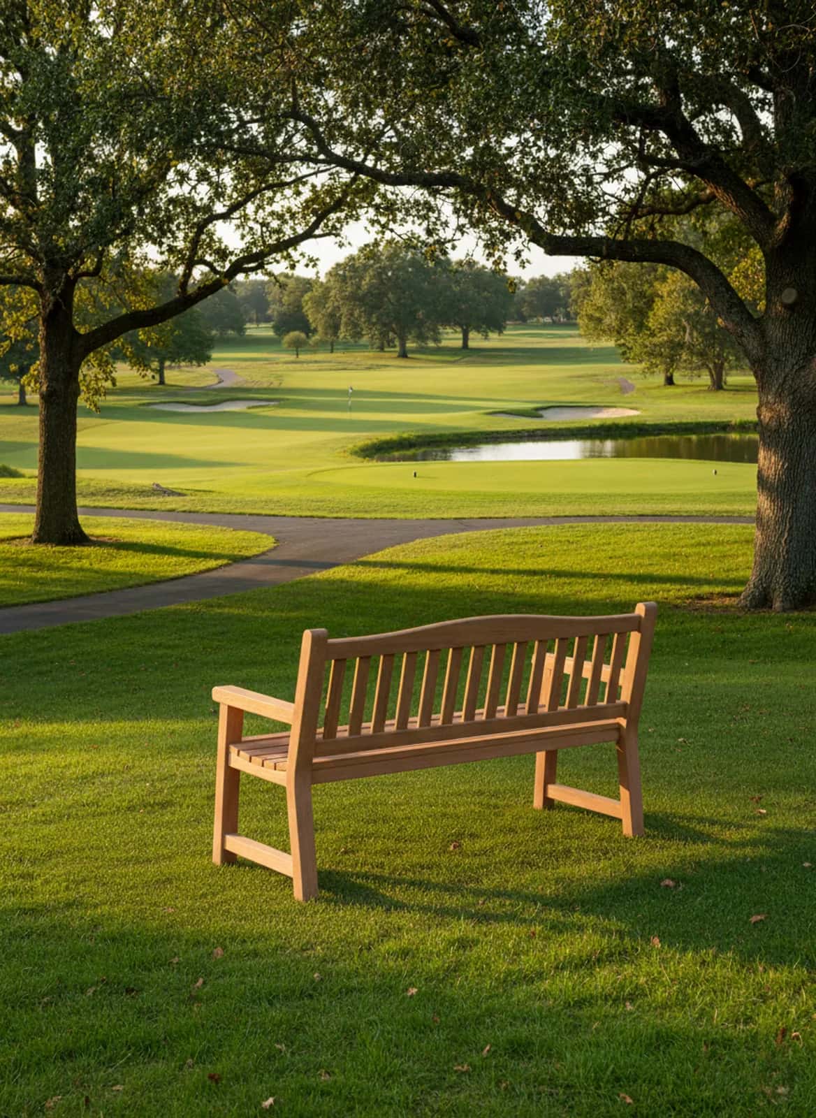 Soléa sur un golf